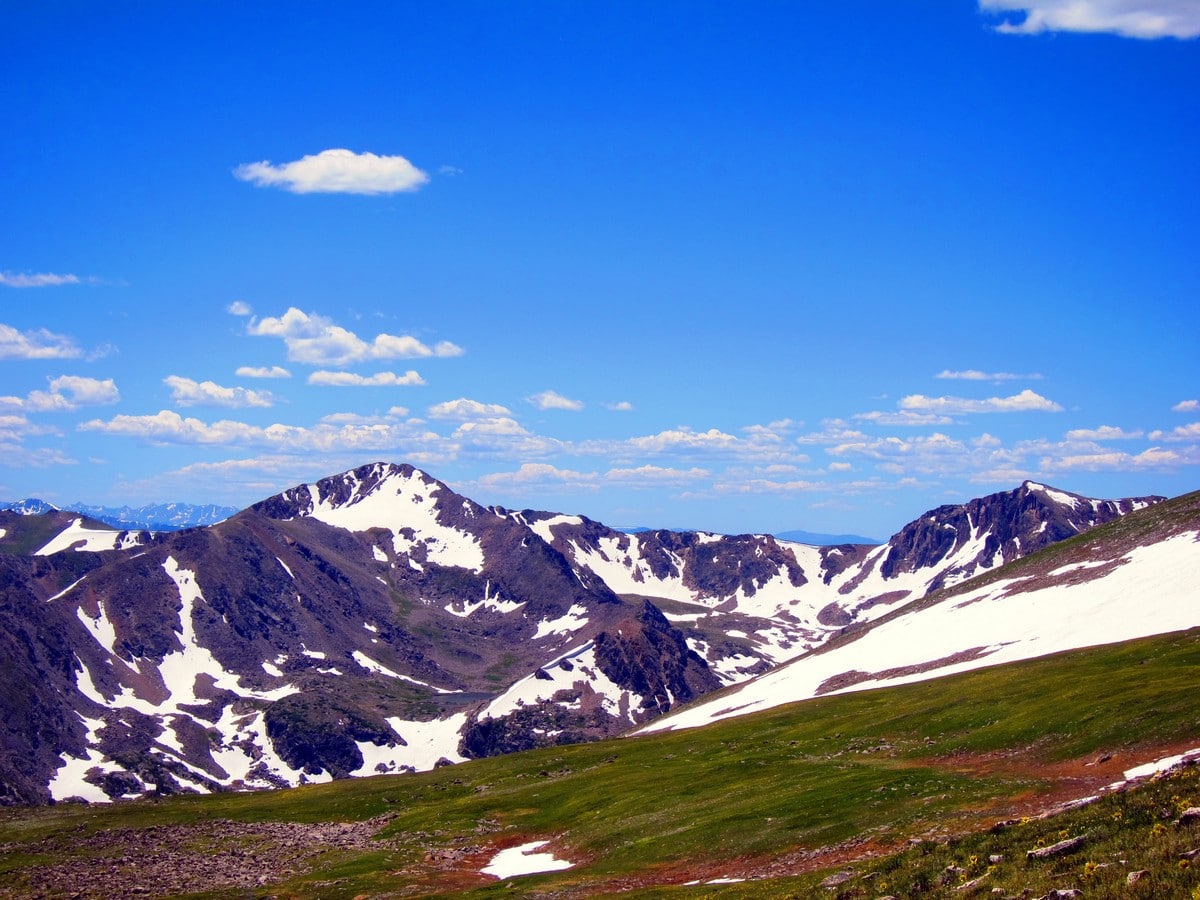 Mt Jasper from the Arapaho Glacier Trail Hike in Indian Peaks, Colorado