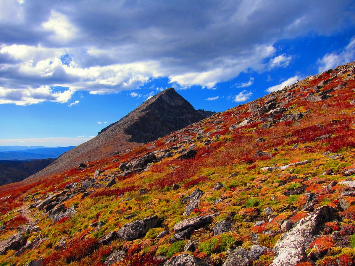 South Arapaho Peak from the Arapaho Glacier Trail Hike in Indian Peaks, Colorado