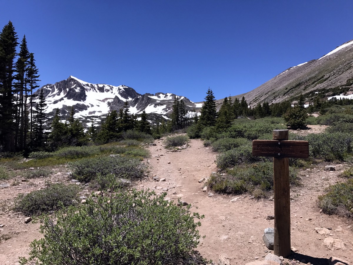 Lake Dorothy Hike in Indian Peaks crosses several junctions