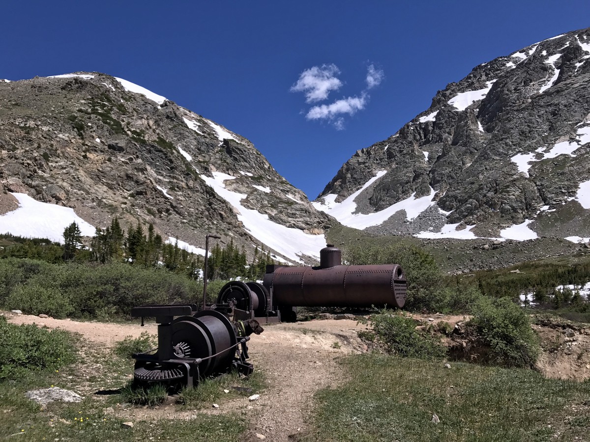 Abandoned mine on the Lake Dorothy Hike in Indian Peaks, Colorado
