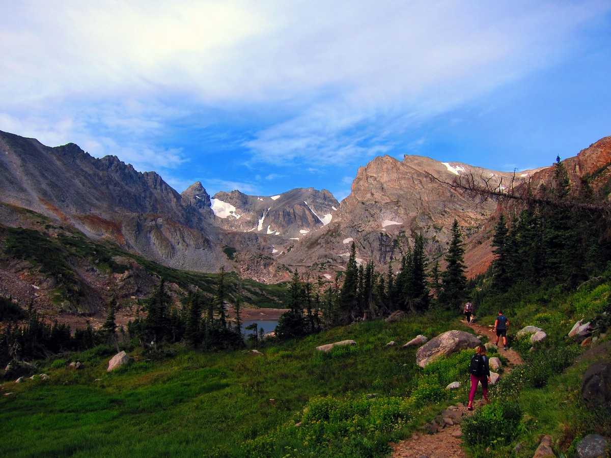 Shoshoni Peak from the Lake Isabelle Trail Hike in Indian Peaks, Colorado