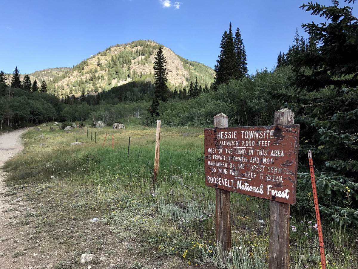 Historic Hessie Townsite on the Lost Lake Hike in Indian Peaks, Colorado