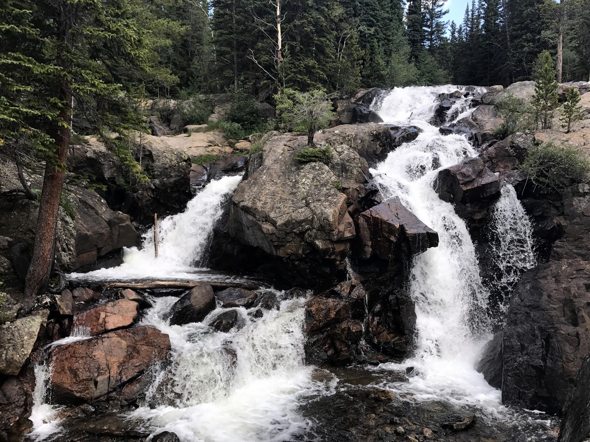 Waterfall on the Lost Lake Hike in Indian Peaks, Colorado