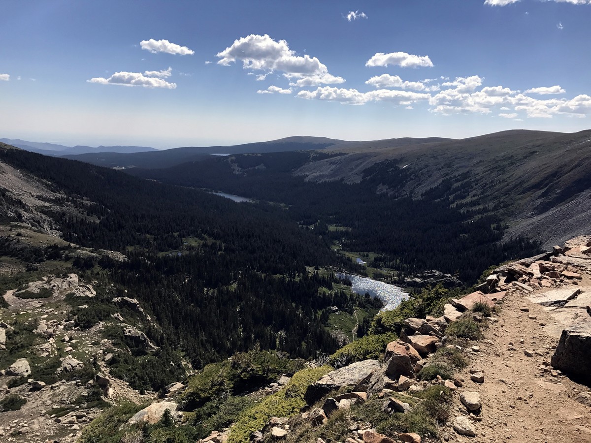 Overlook from the Pawnee Pass Hike in Indian Peaks, Colorado
