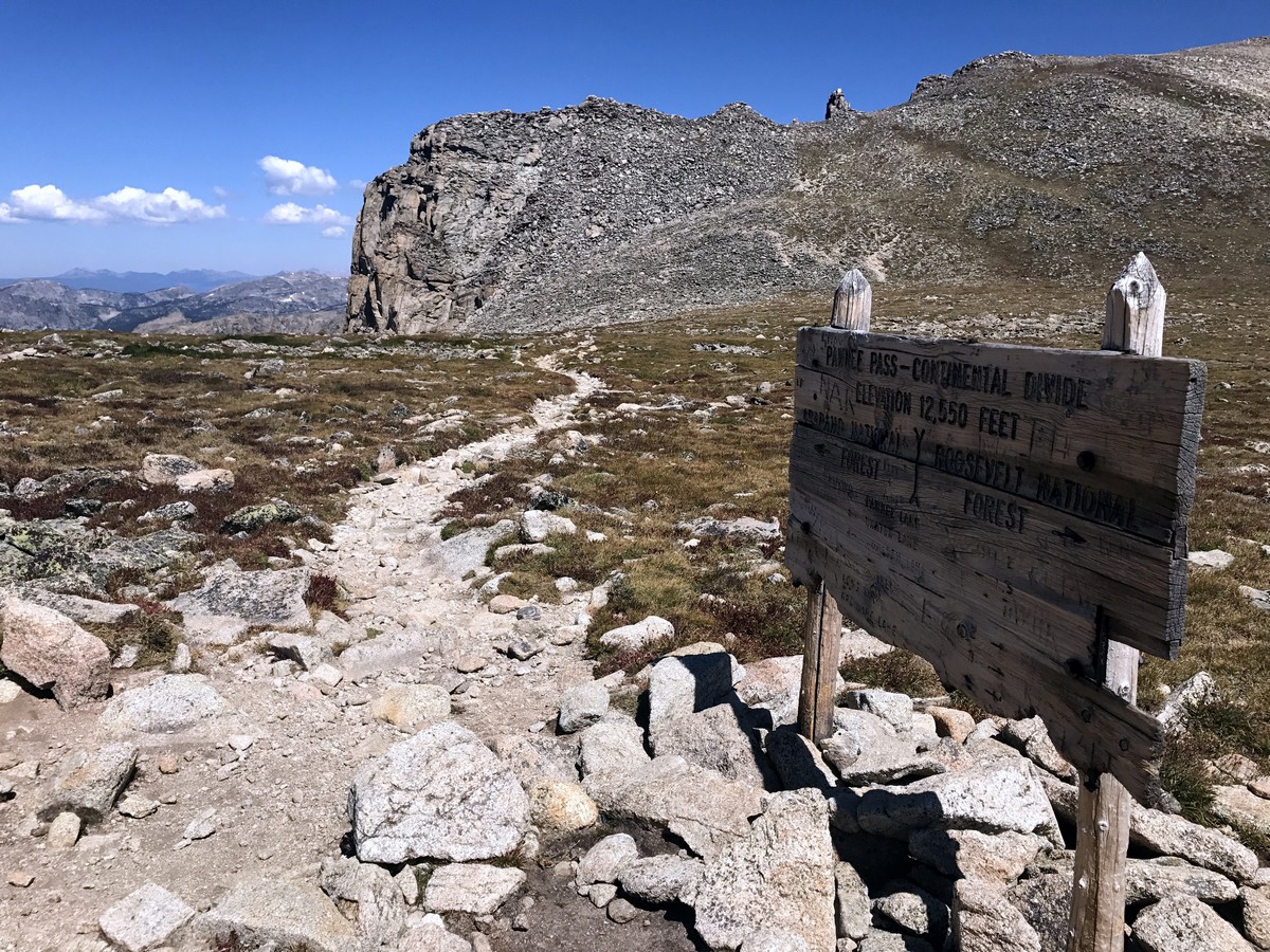 View of the Pawnee Pass Hike in Indian Peaks, Colorado