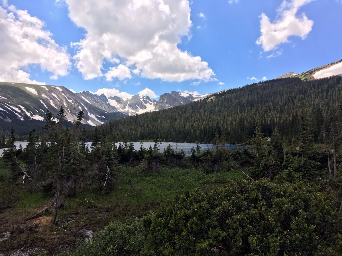 Beautiful views of the Long Lake Trail Hike in Indian Peaks, Colorado
