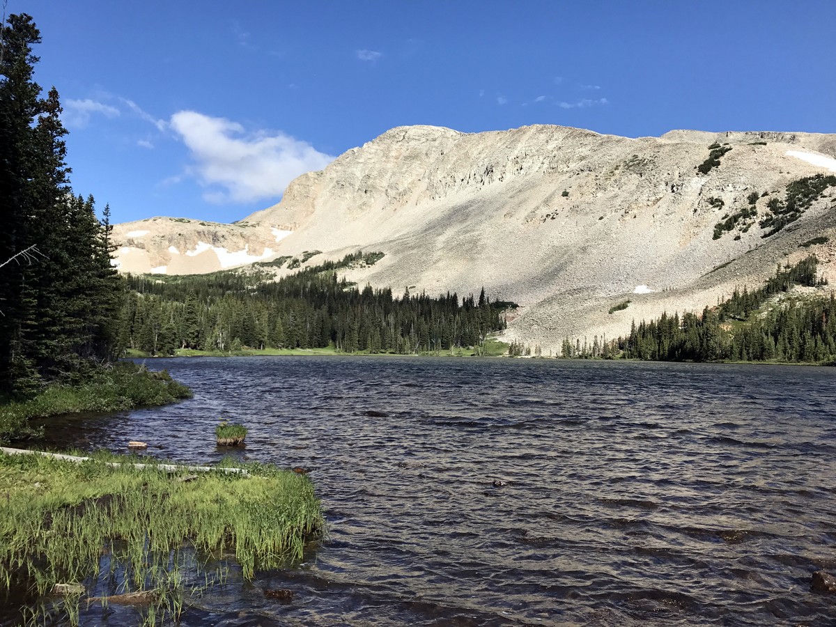 Mitchell Lake on the Blue Lake Trail Hike in Indian Peaks