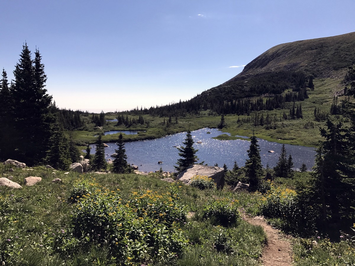 Views of the Blue Lake Trail Hike in Indian Peaks