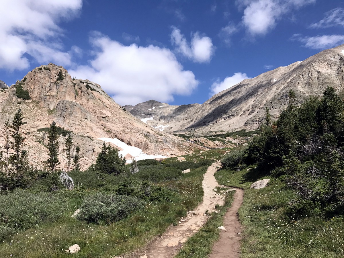 Great views from the Blue Lake Trail Hike in Indian Peaks