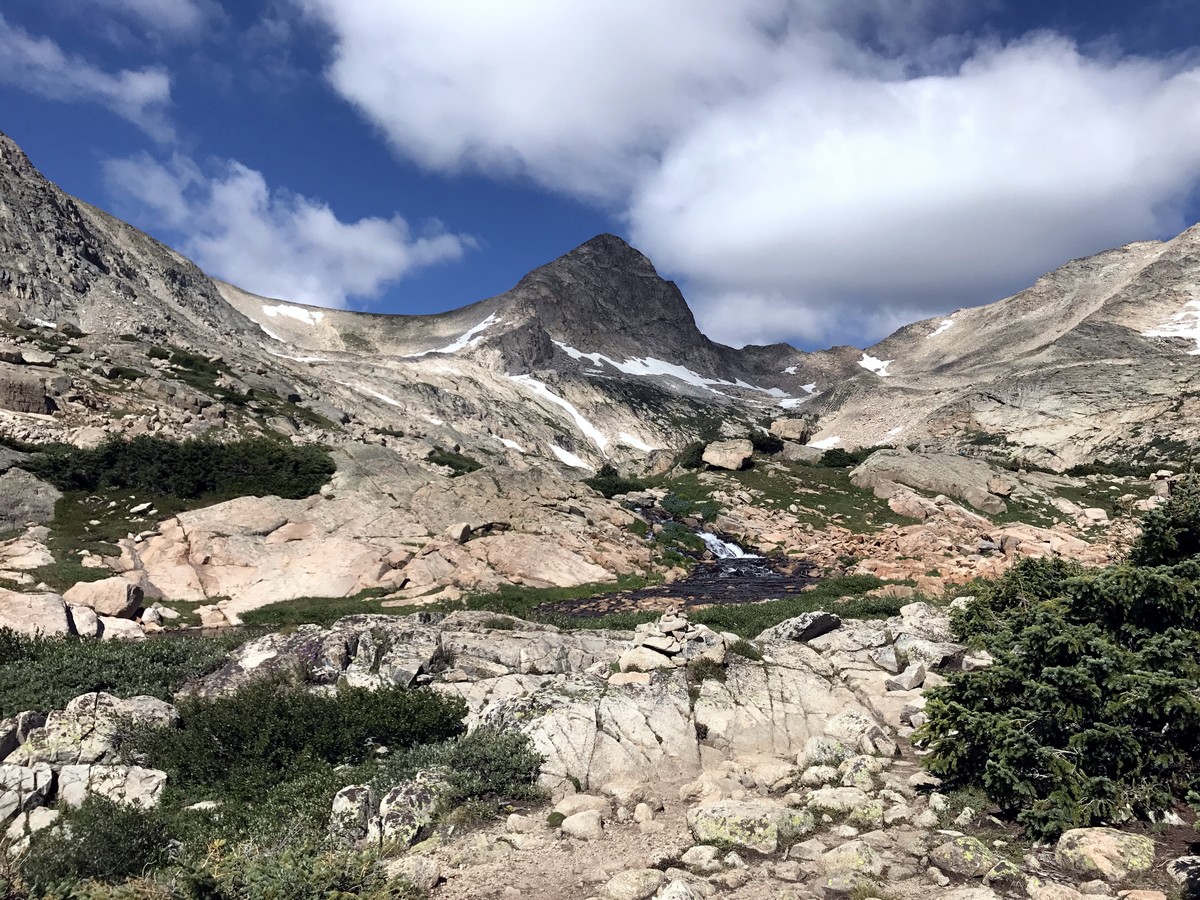Mt Toll from the Blue Lake Trail Hike in Indian Peaks