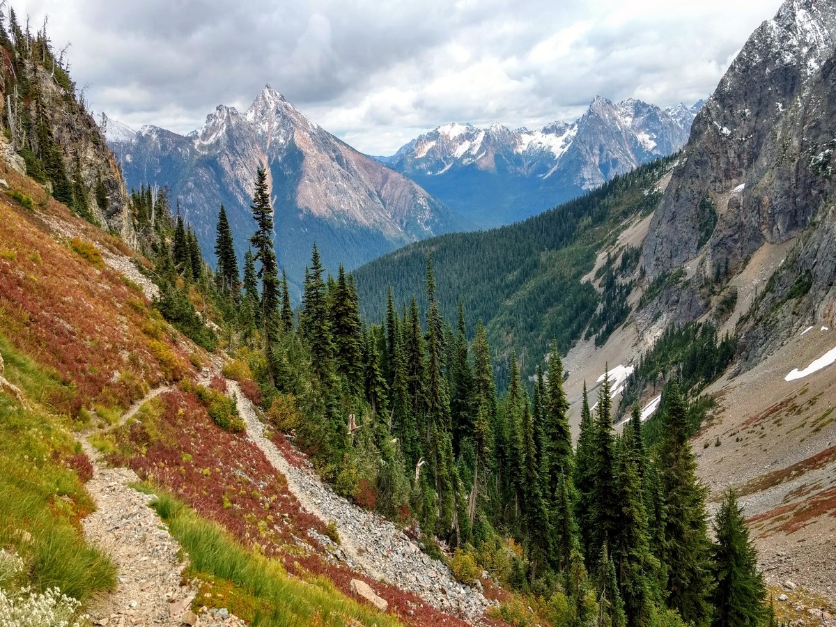 Mount Hardy from the Easy Pass Hike in North Cascades, Washington