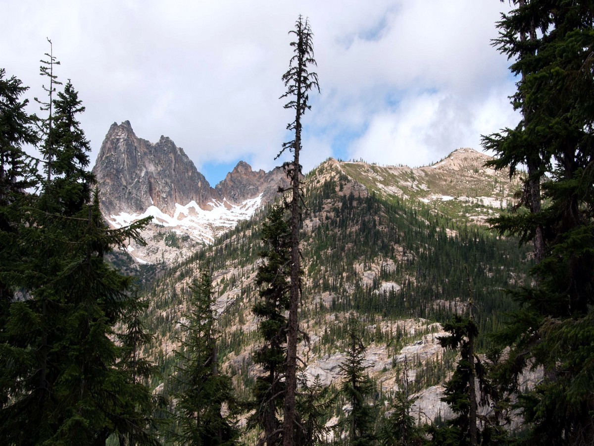 Cutthroat Peak from the Blue Lake Hike in North Cascades, Washington