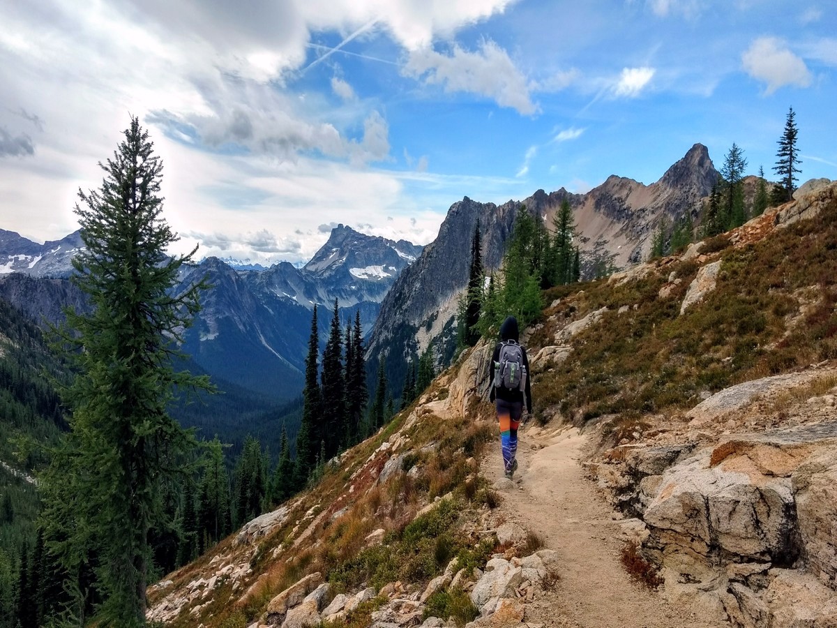 PCT part of the Cutthroat Pass Hike in North Cascades National Park, Washington