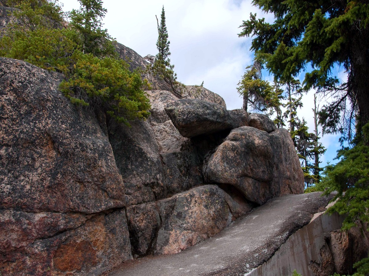 Gentle grade of the Washington Pass Overlook Hike in North Cascades National Park, Washington