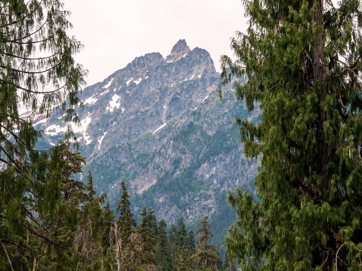 Colonial Peak on the Thunder Creek Trail Hike in North Cascades National Park, Washington