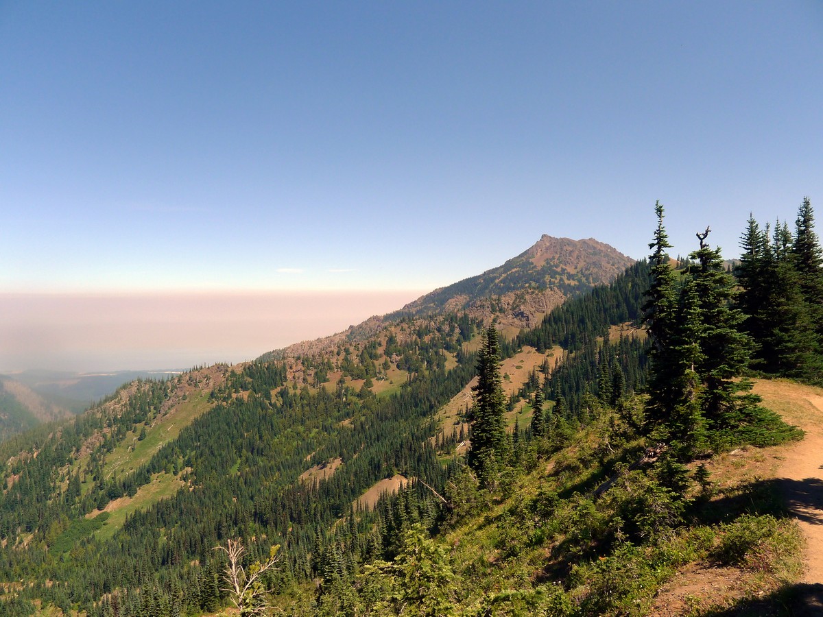 Mt Angeles from the Klahhane Ridge Hike in Olympic National Park