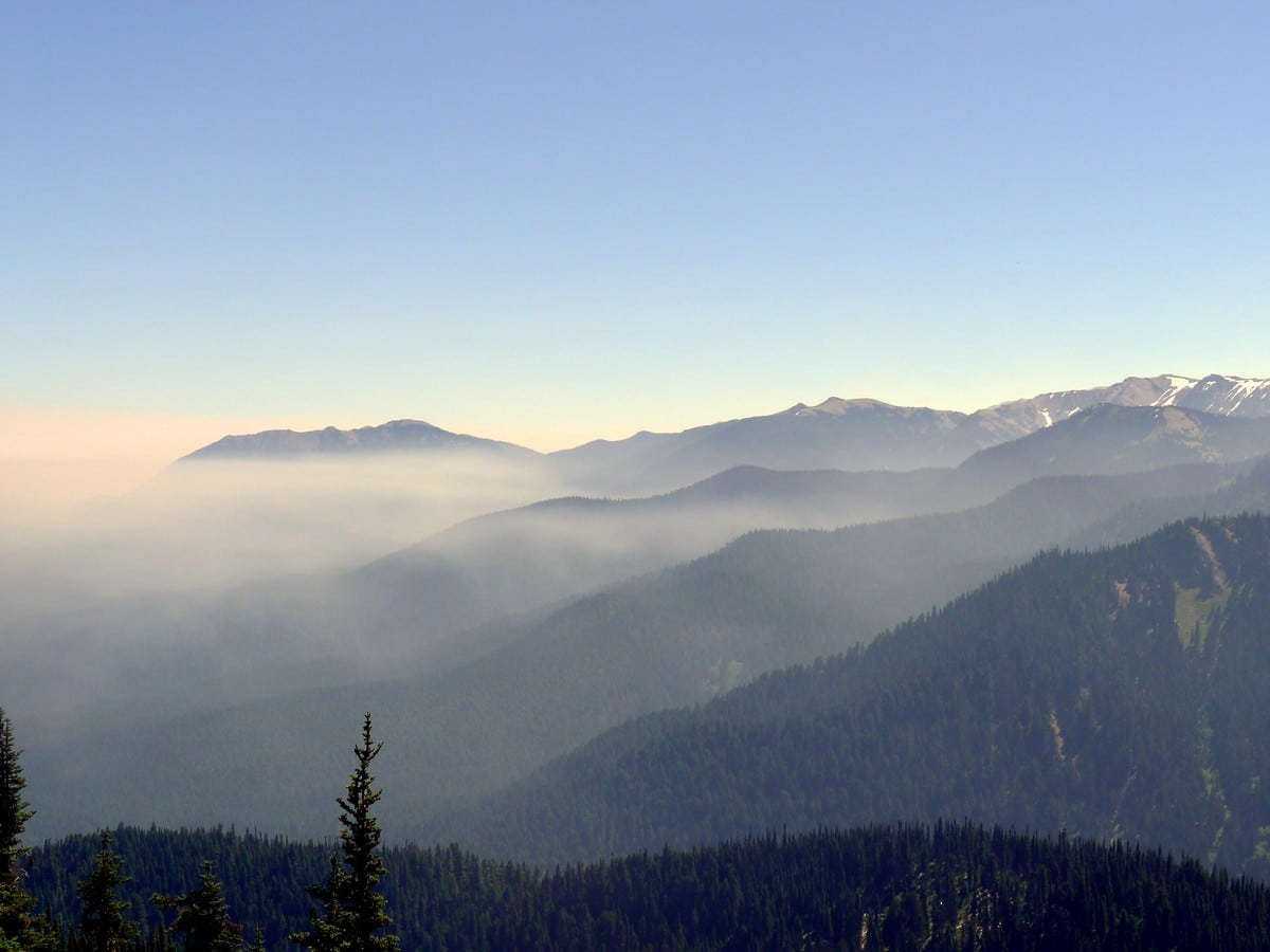 Views from the Klahhane Ridge Hike in Olympic National Park