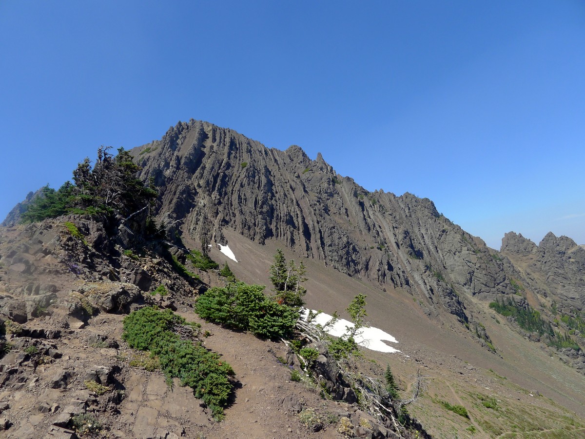 View of the Nt Angeles from the Klahhane Ridge Hike in Olympic National Park