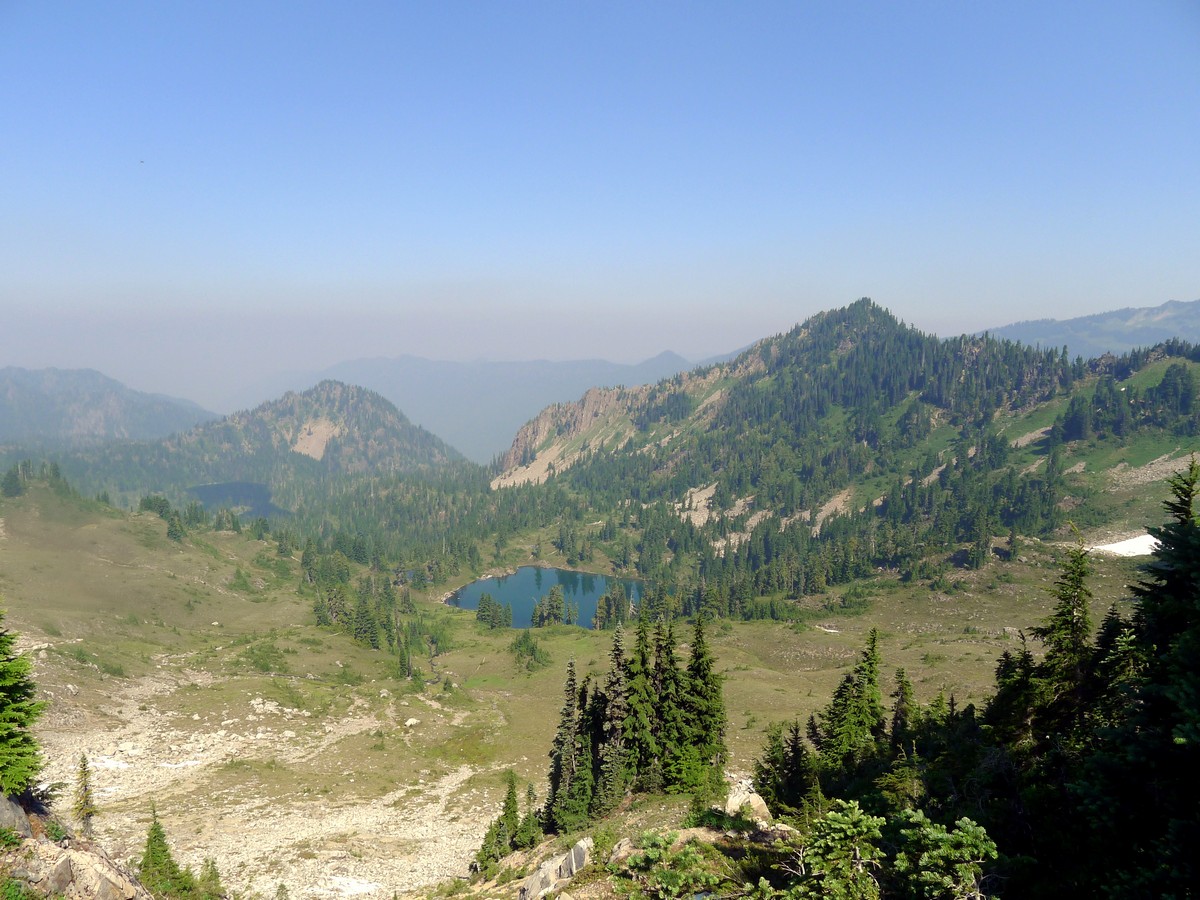 Seven Lakes Basin from the High Divide Loop Hike in Olympic National Park