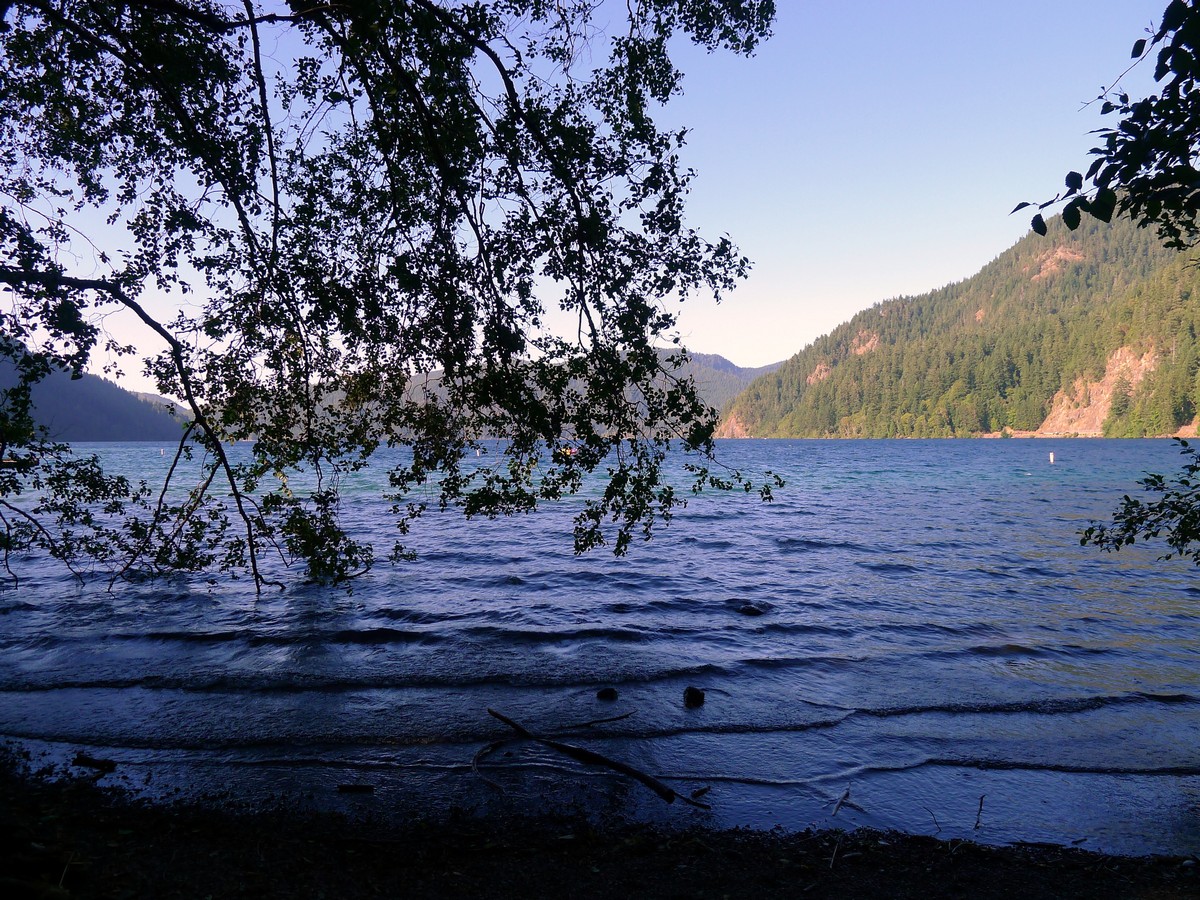 Lake Crescent from the Marymere Falls Hike in Olympic National Park, Washington