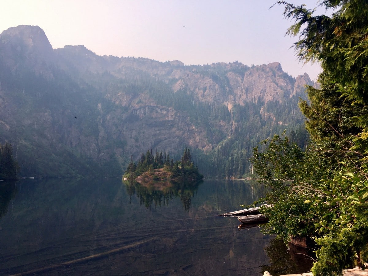 Lake Angeles in Olympic National Park, Washington has some beautiful views
