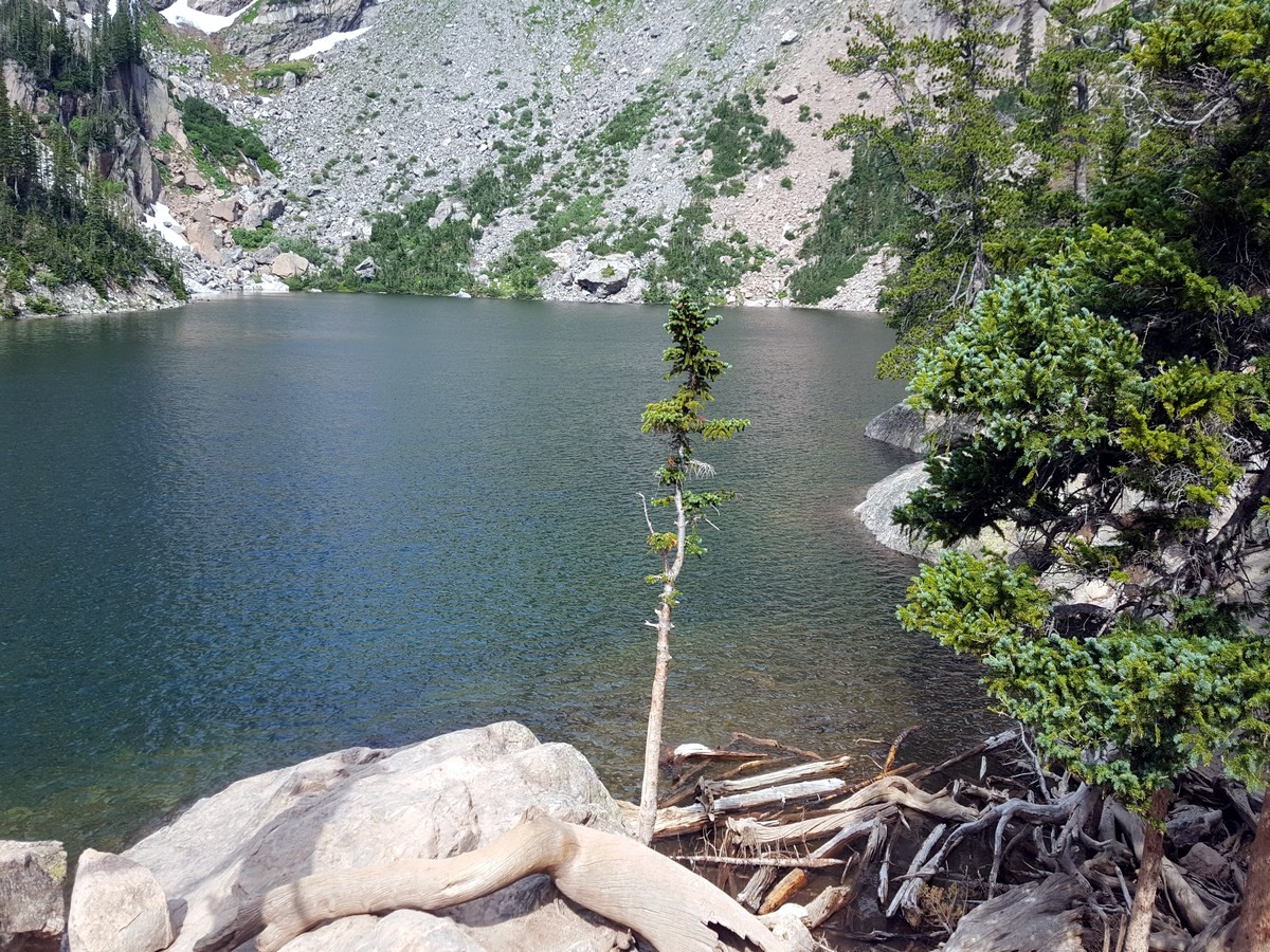 Emerald Lake from the Nymph, Dream and Emerald Lakes Hike in Rocky Mountains National Park, Colorado