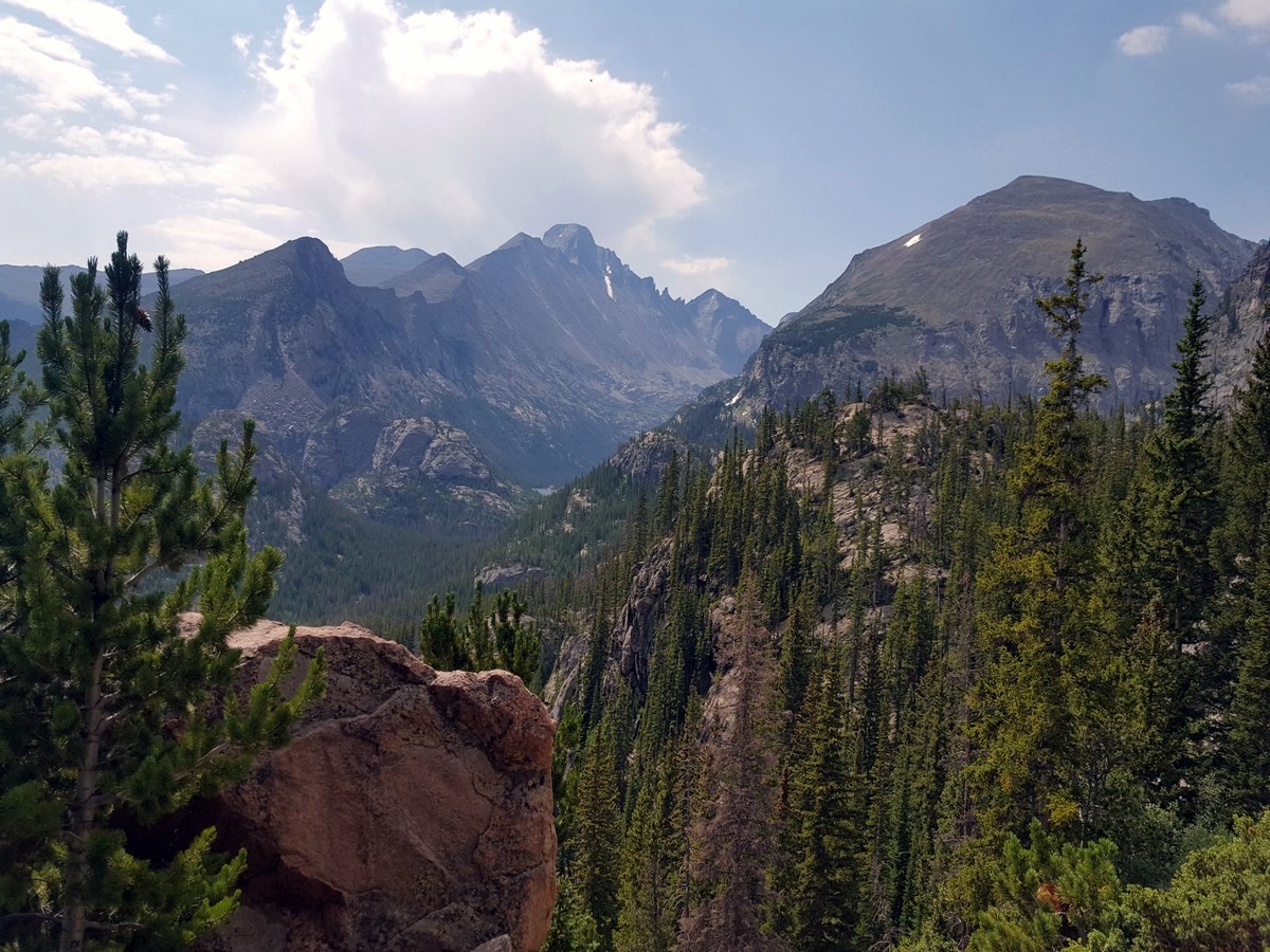 Longs Peak from the Nymph, Dream and Emerald Lakes Hike in Rocky Mountains National Park, Colorado