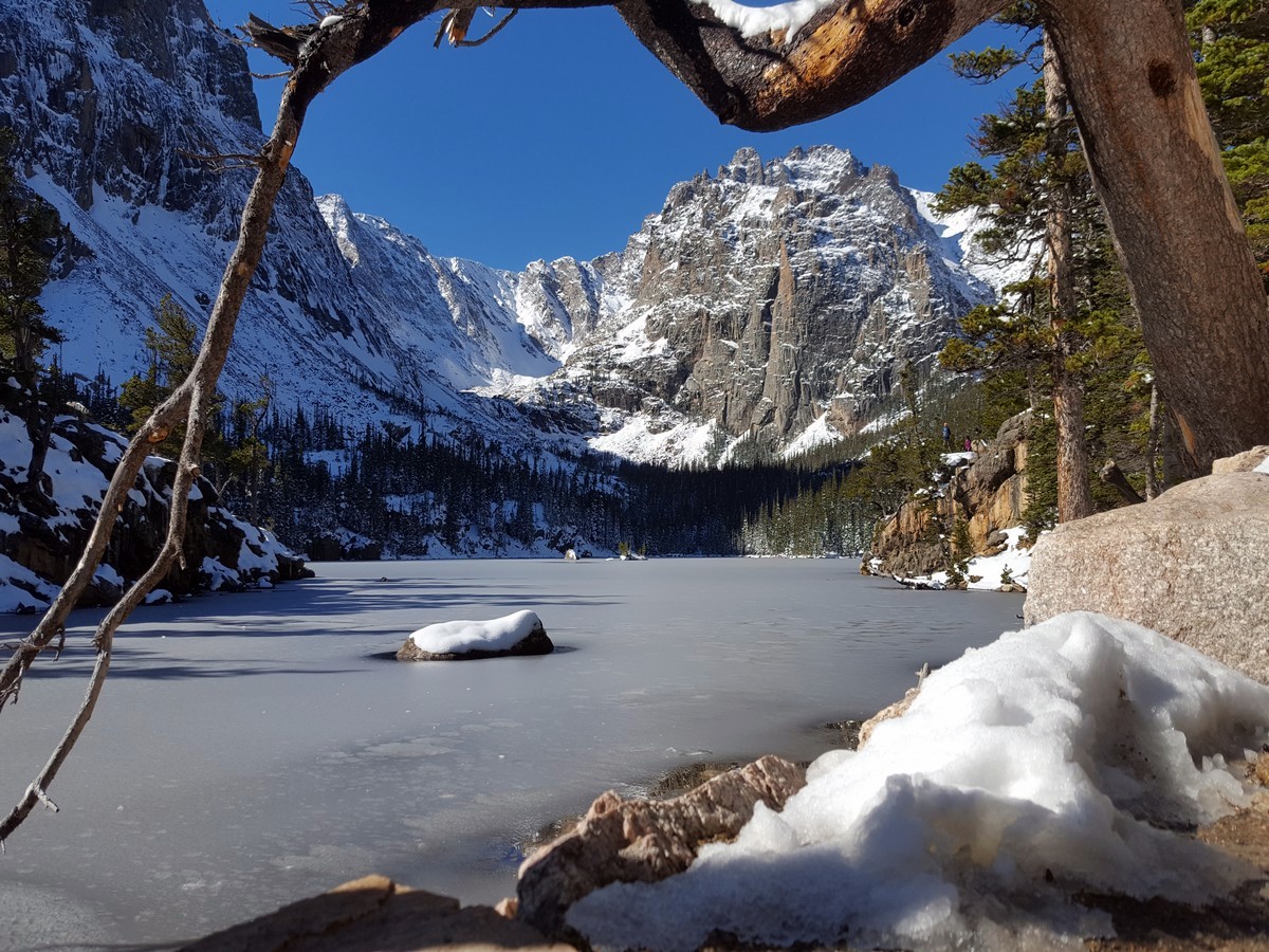 The Loch on the Sky Pond and Lake of Glass Hike in Rocky Mountain National Park, Colorado