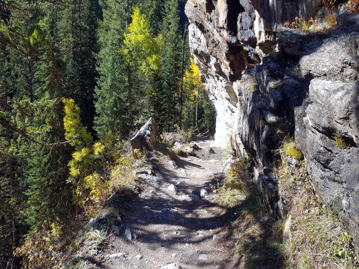 Views from the Cascade Falls Hike in the Rocky Mountain National Park, Colorado