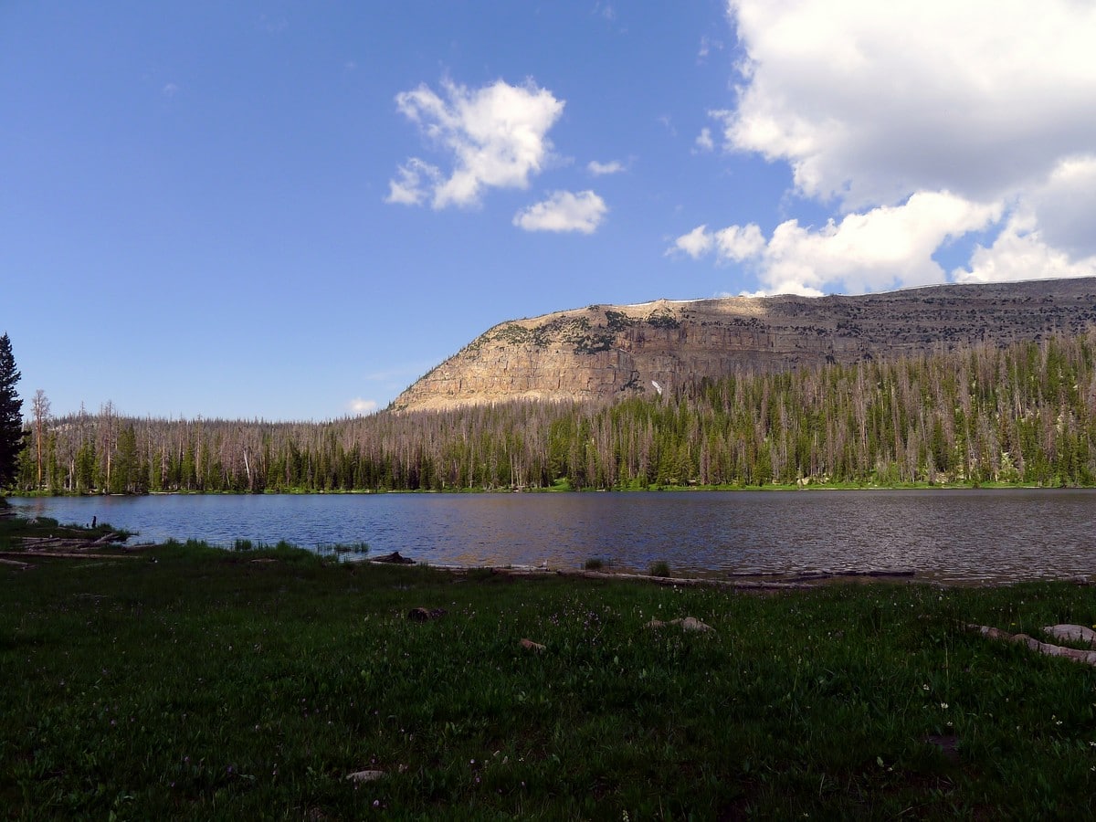 The views of the Haystack Lake hike in the Uinta Mountains, Utah