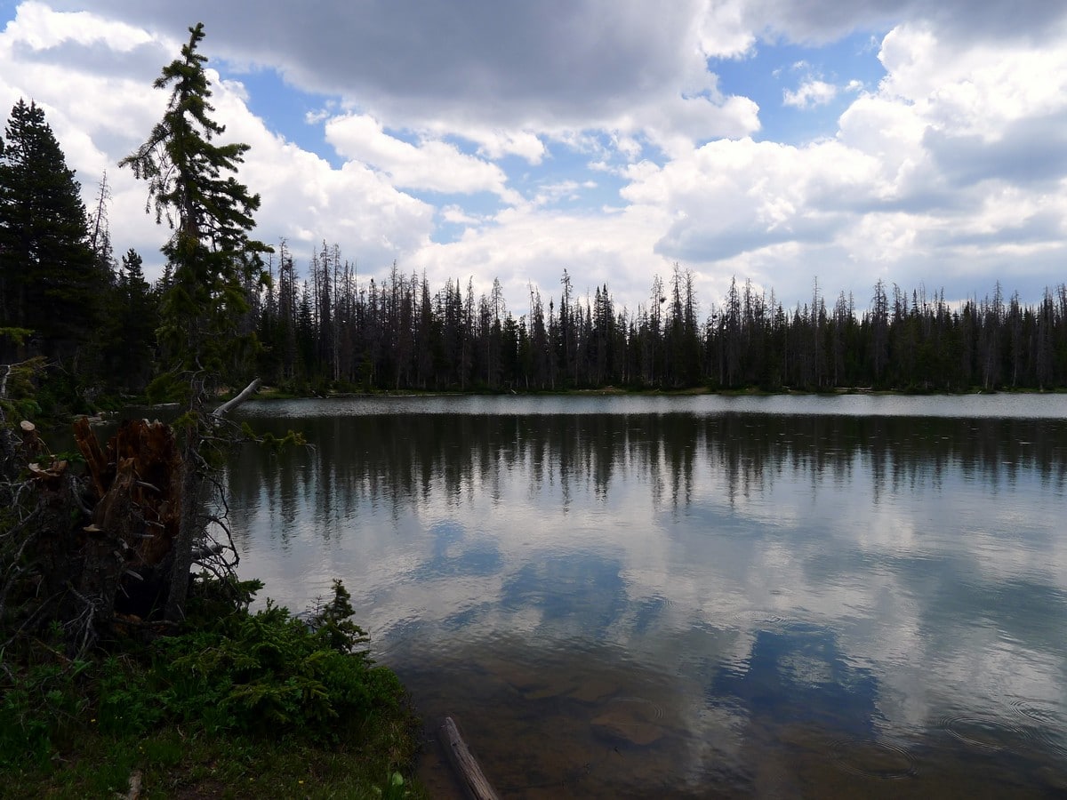The views of the Fehr Lake hike in the Uinta Mountains, Utah