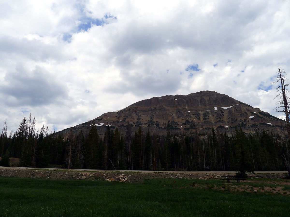 The Bald Mountain from the Fehr Lake hike in the Uinta Mountains, Utah
