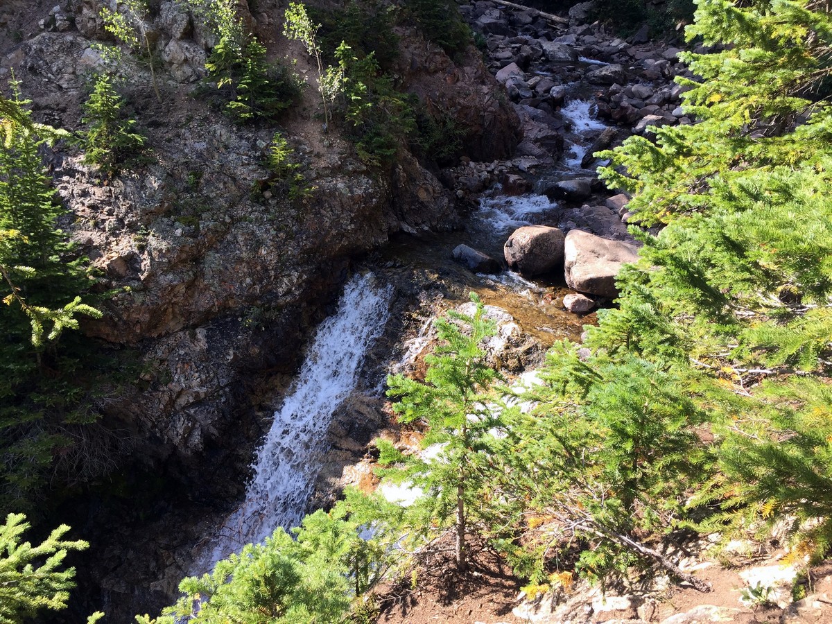 Top of the Booth Falls Trail Hike near Vail, Colorado