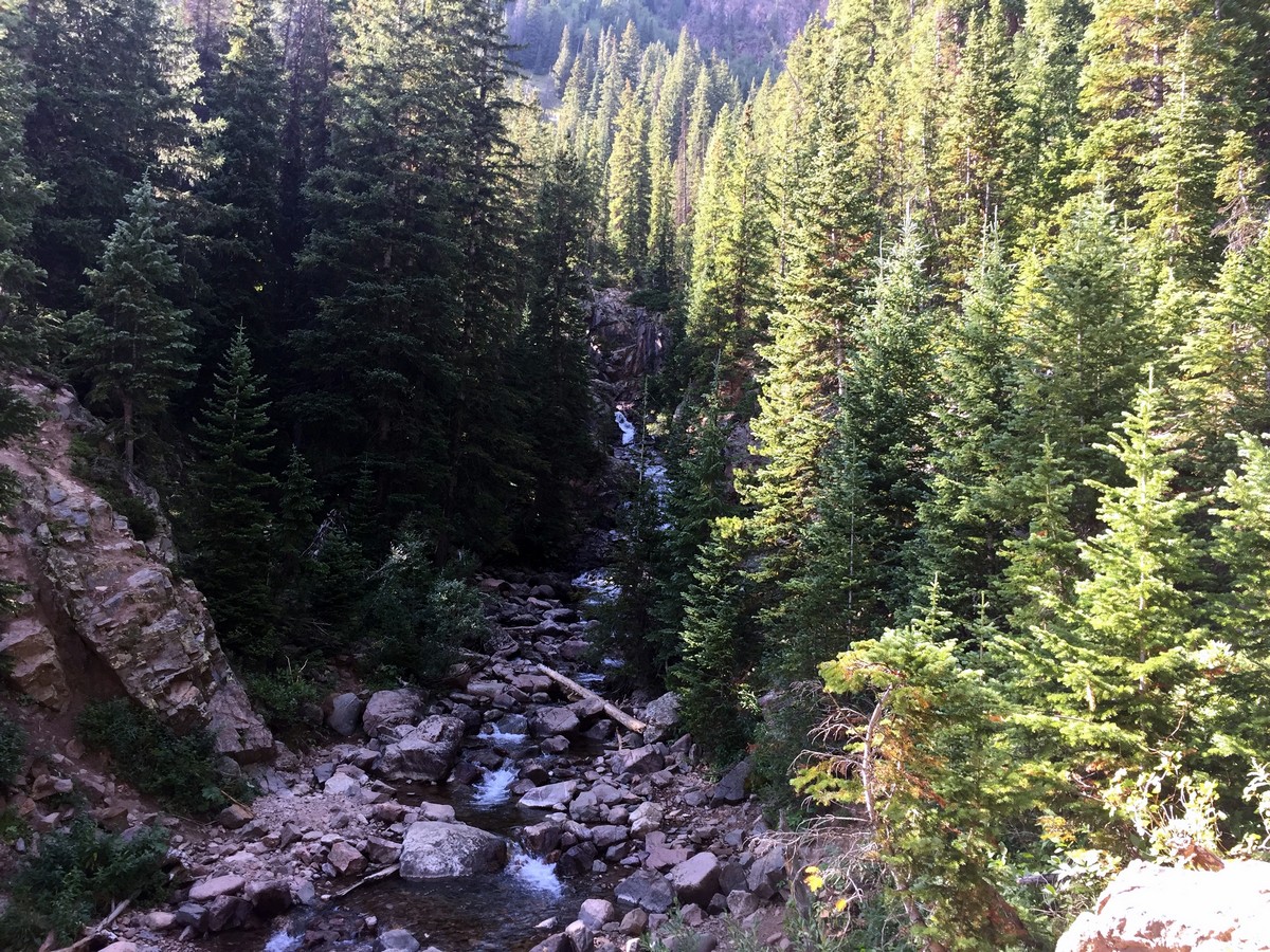Creek from the Booth Falls Trail Hike near Vail, Colorado