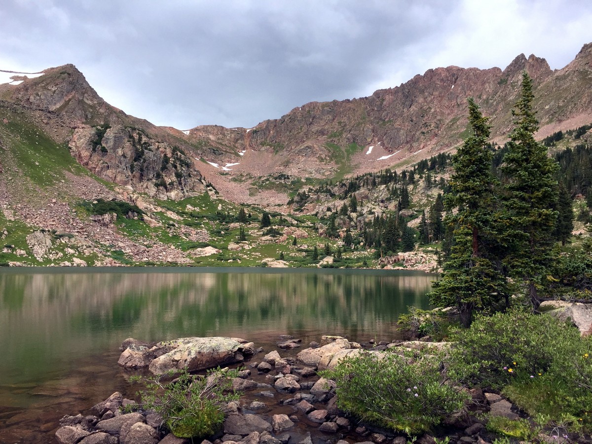 Looking northeast on the Gore Lake Trail Hike near Vail, Colorado