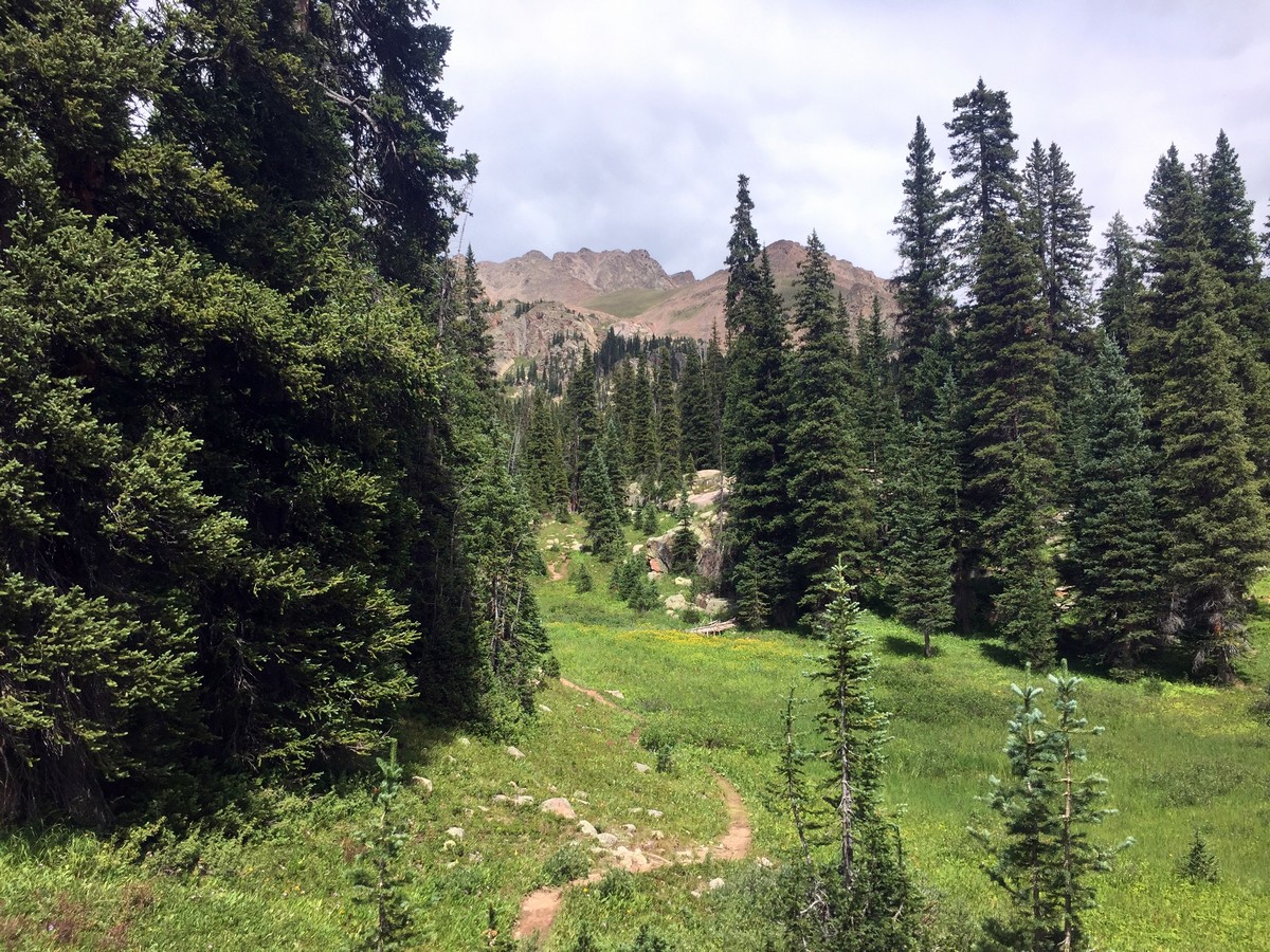 Trail on the Gore Lake Hike near Vail, Colorado