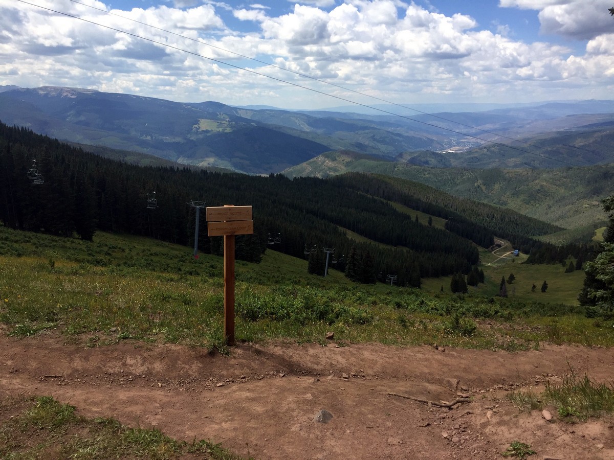 End of the Ridge Route Hike near Vail, Colorado