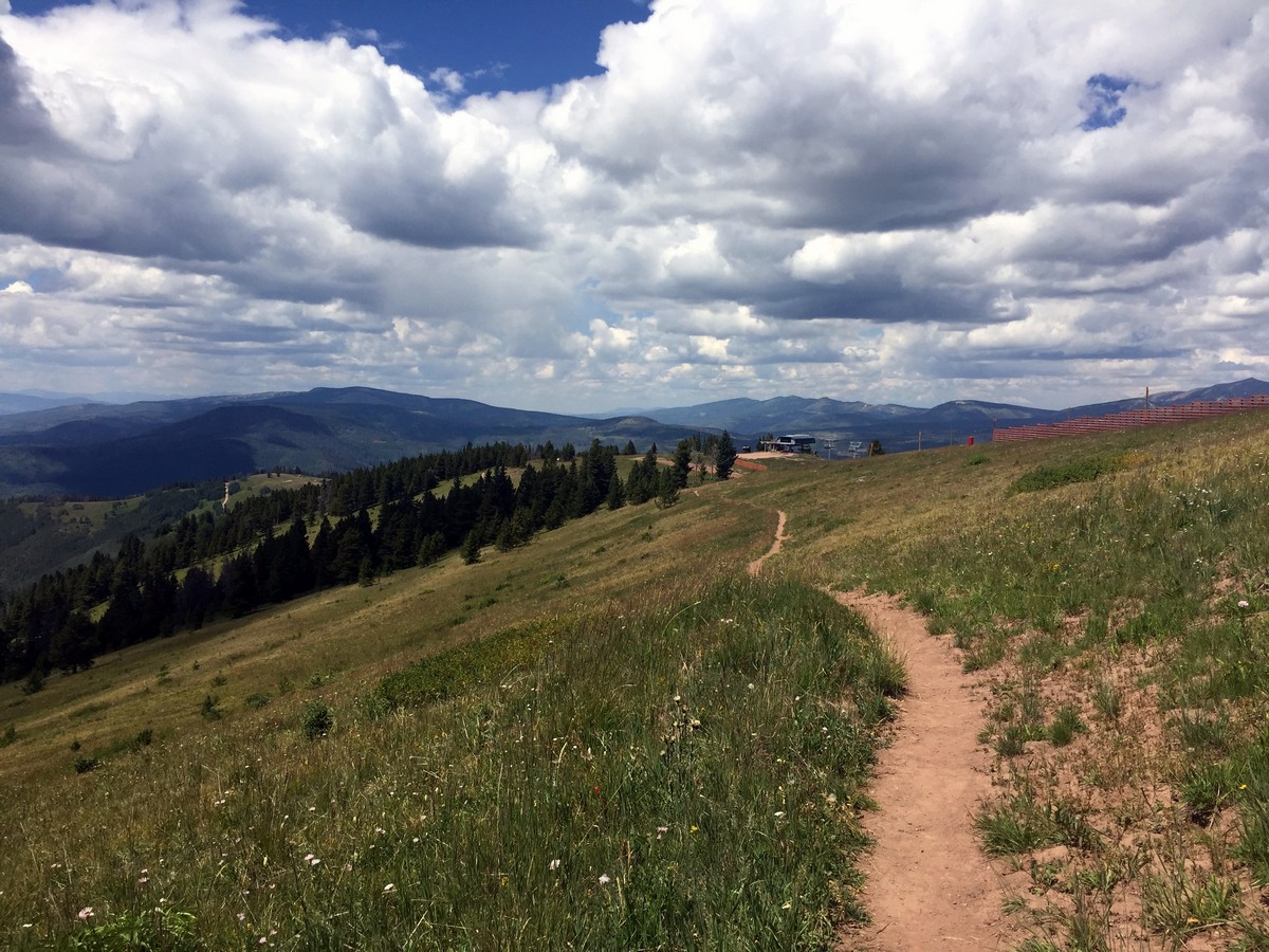 Panorama from the Ridge Route Hike near Vail, Colorado