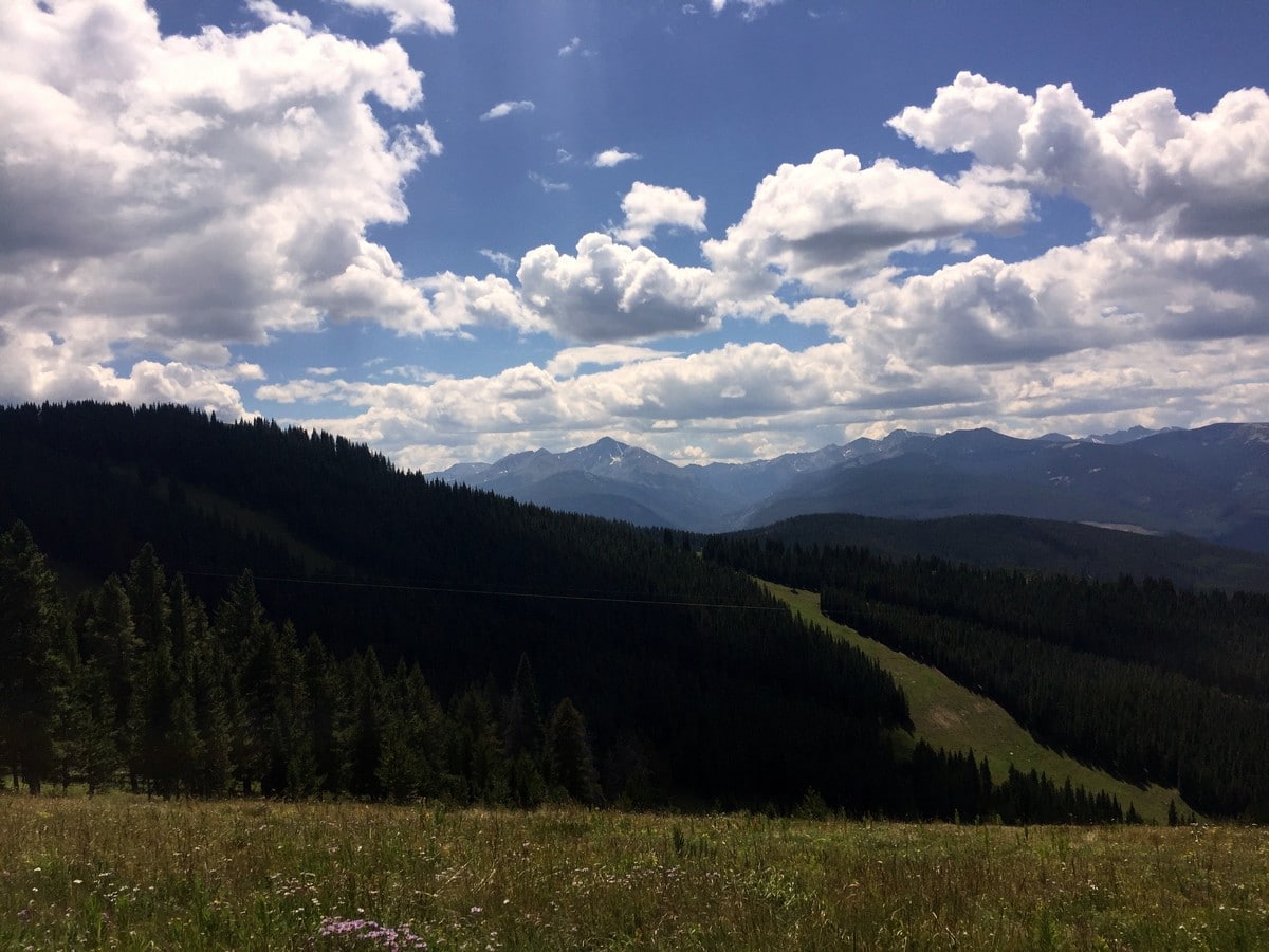 Mount of the Holy Cross from the Ridge Route Hike near Vail, Colorado