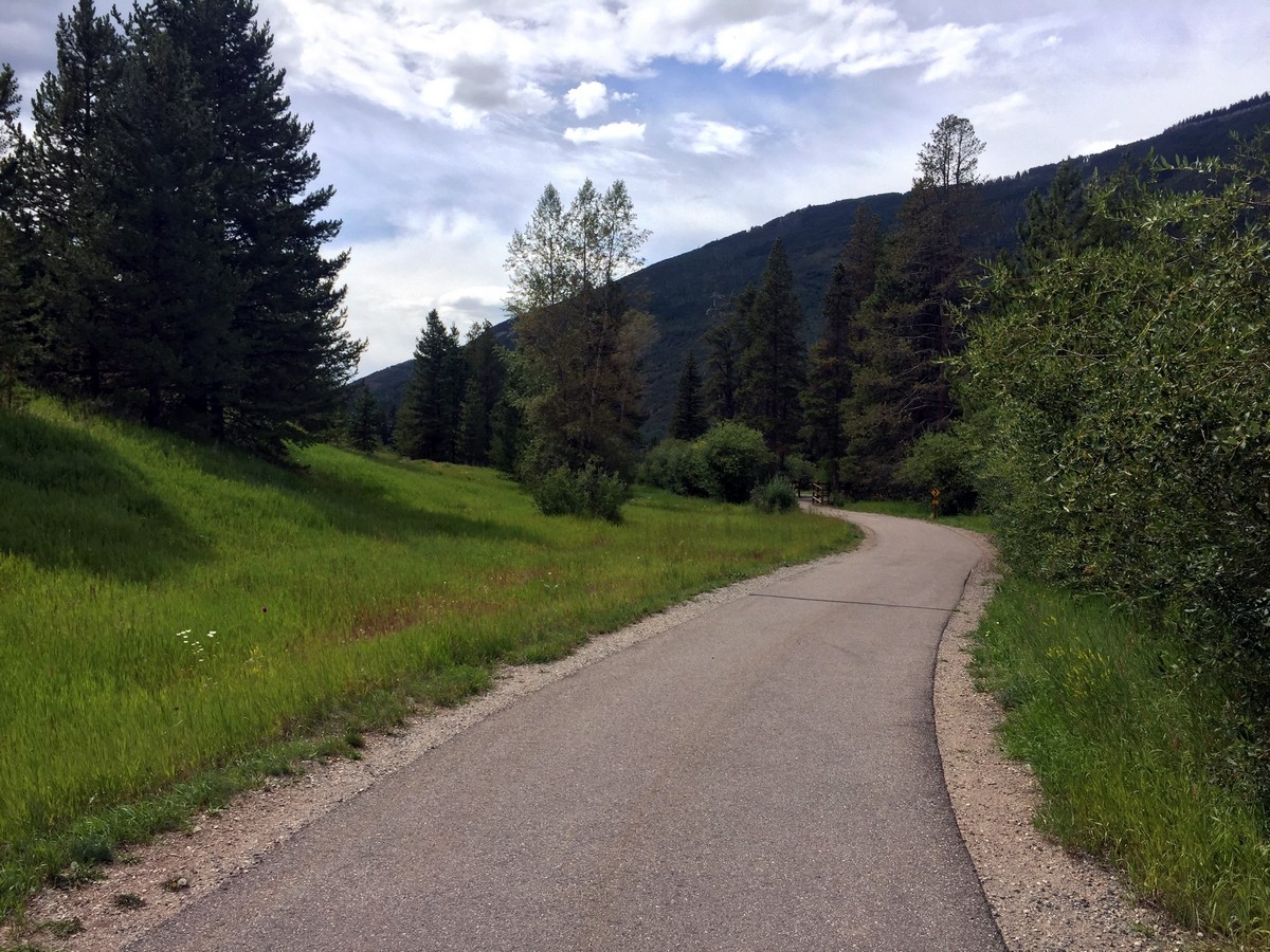 Views of the Gore Valley Trail (East Vail) Hike near Vail, Colorado