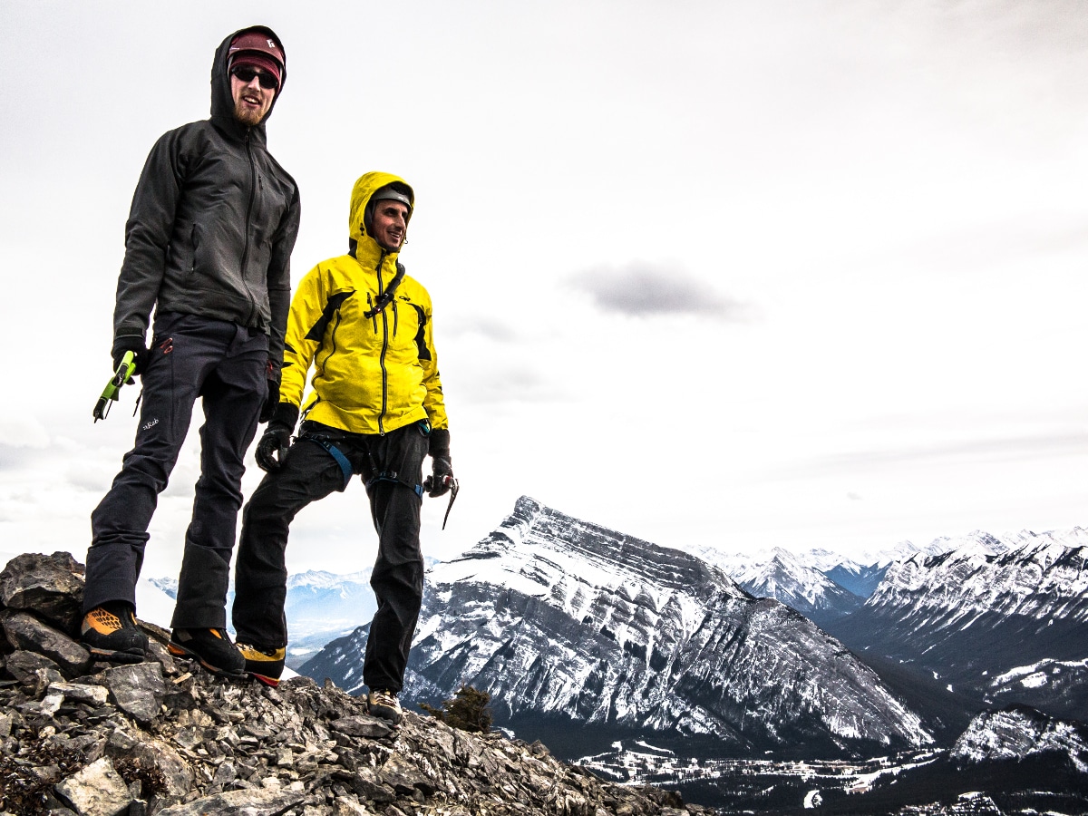 Reaching Rogan's gully with one of Edmonton Hiking Clubs