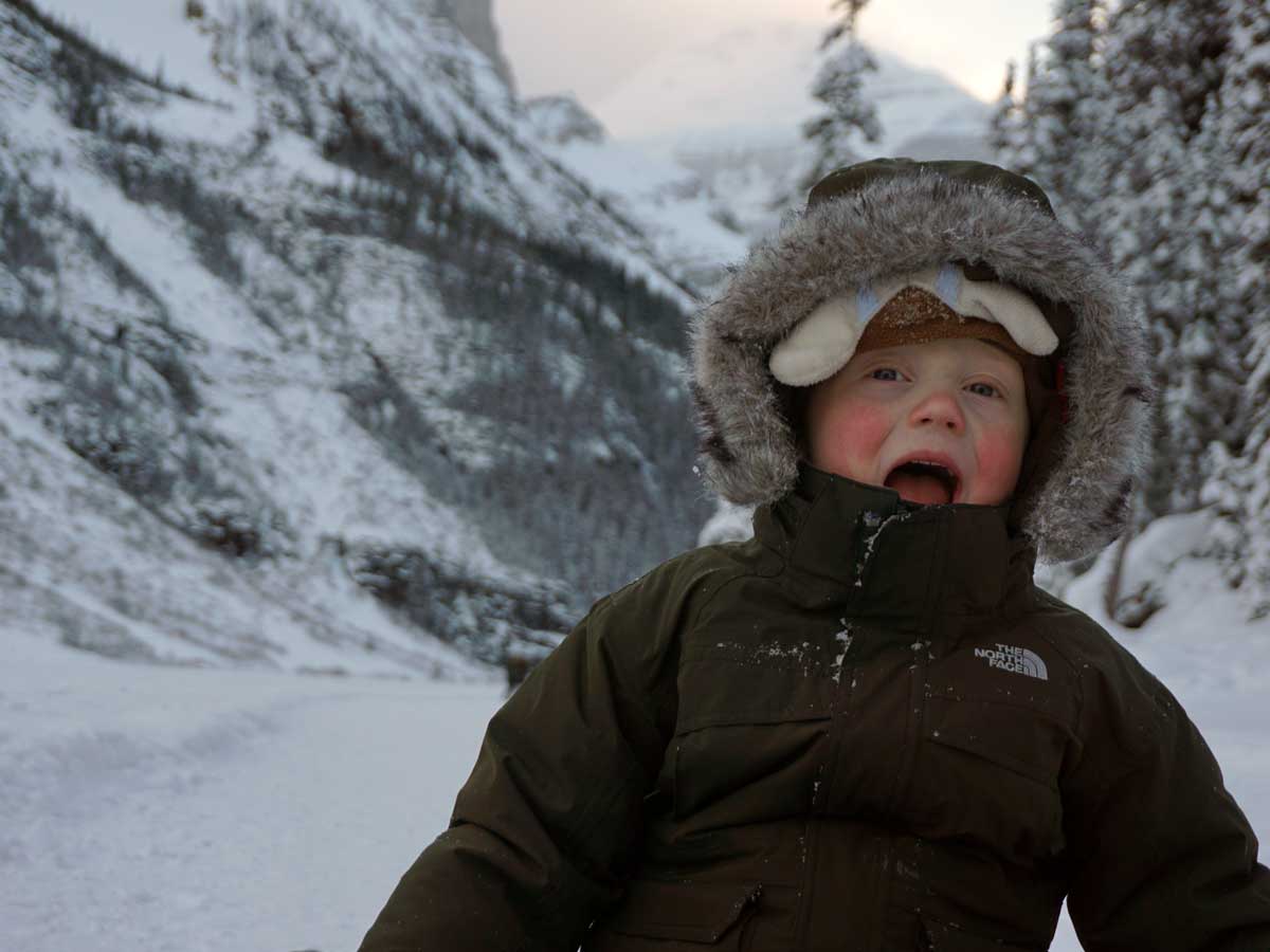 Sledding on Lake Louise Shoreline is cheap with insider deals