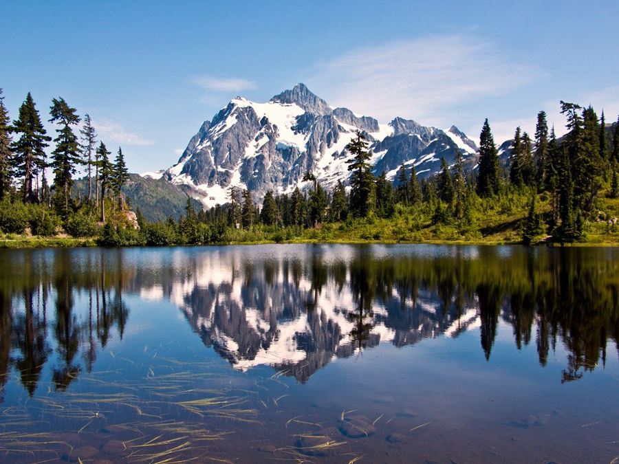 Mt Shuksan can be seen in one of the best hiking regions in Washington