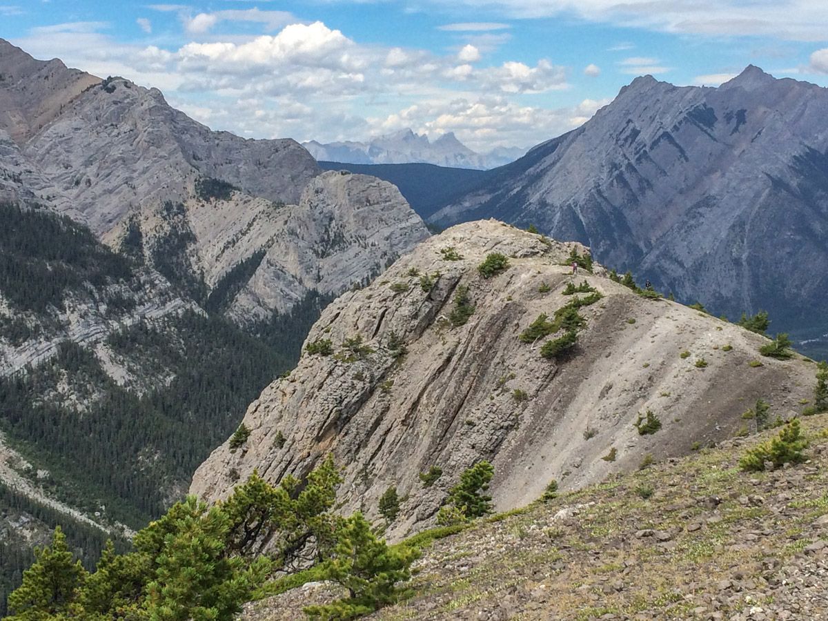 Mountains from the Wasootch Ridge Hike in Kananaskis, near Canmore