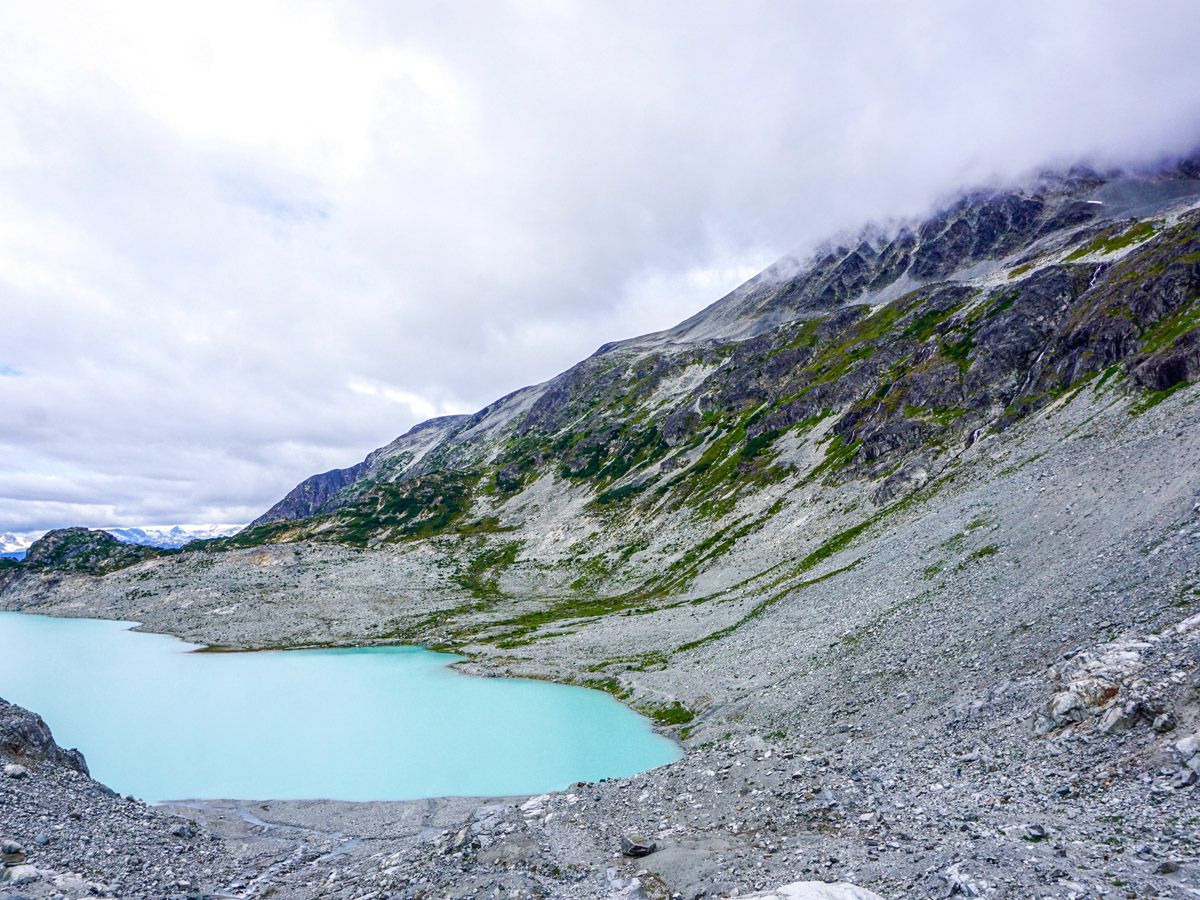 Trail views from the Wedgemount Lake Hike in Whistler, Canada