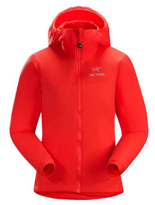 Women's Atom LT Hoody in red