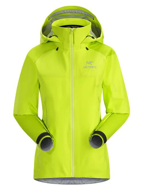 Women's Zeta AR jacket in bright lime