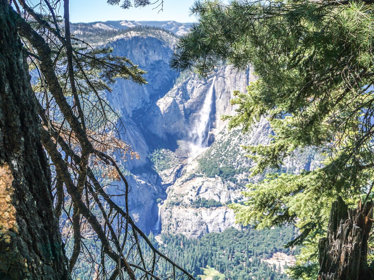 Mountain view at Yosemite Boot Route Hike in Yosemite National Park