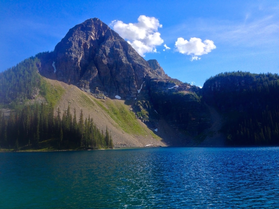 Views from one of best backcountry campgrounds in Banff National Park near Egypt Lake