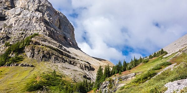 Scenery from Mount Bourgeau scramble in Banff National Park